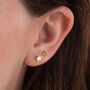 Tiny Star Stud Earrings, thumbnail 1 of 6