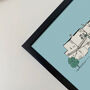 Personalised Hand Drawn Colour Wedding Venue Illustration, thumbnail 6 of 7