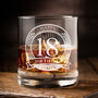 Personalised Happy 18th Birthday Tumbler Glass, thumbnail 2 of 8