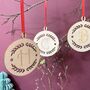 Initial Letter Wreath Tree Decoration, thumbnail 6 of 9