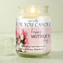 Personalised Mother's Day Scented Candle Jar, thumbnail 4 of 6