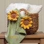 Personalised Fleury Sunflower Soother And Jitter Set, thumbnail 1 of 5