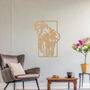 Minimalist Wooden Elephant Wall Art Sculpture Gift For New Home, thumbnail 7 of 9
