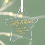 First Christmas Together Personalised Decoration, thumbnail 1 of 4