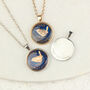 Personalised 70th Or 80th Birthday Enamelled Farthing Necklace, thumbnail 1 of 7