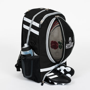 'Kitsack' The Ultimate Rugby Ball Compartment Backpack, 3 of 8