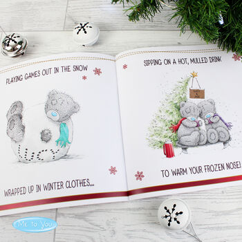 Personalised Me To You The One I Love At Christmas Poem Book, 4 of 8