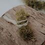 Wide Tree Bark Textured Ring, thumbnail 3 of 4