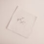 Personalised Embroidered Handwritten Handkerchief, thumbnail 1 of 3