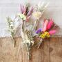 Rainbow Brights Dried Flower Buttonhole, thumbnail 4 of 4