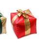 Three Christmas Foil Gift Box Balloons Festive Décor, thumbnail 4 of 6