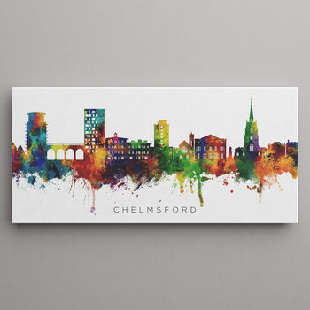 Chelmsford Skyline Cityscape Art Print, 2 of 12