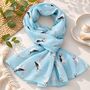 Puffin Print Scarf, thumbnail 1 of 8