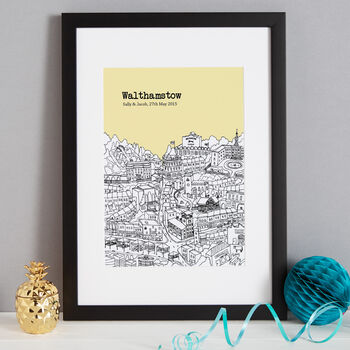Personalised Anniversary Gift 'Our Special City', 8 of 12