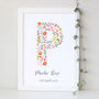 Personalised Letter Print For Girl, thumbnail 2 of 2