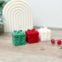 Gift Wrapped Christmas Present Tealight Candle, thumbnail 4 of 10