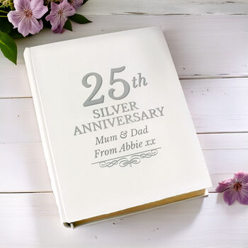 Personalised 25th Silver Anniversary Album, 5 of 7