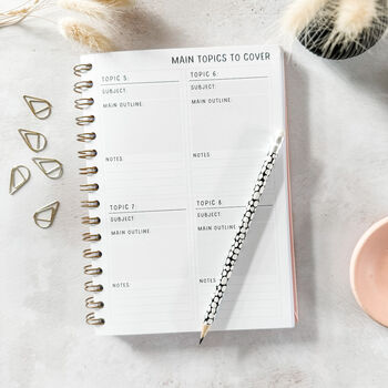 Personalised Teacher Planner | Teacher Gift, 6 of 12