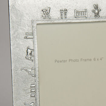 Baby Charms Pewter Photo Frame, 3 of 9
