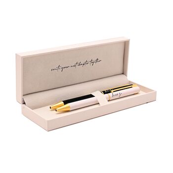 'His And Hers' Pen Gift Set For Couples, 3 of 6