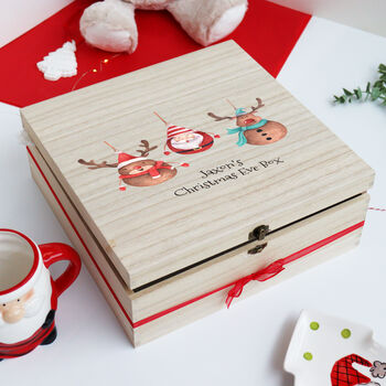 Personalised Wooden Christmas Eve Box, 5 of 6