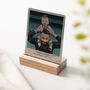 Metal Photo Print With Wooden Stand, thumbnail 2 of 2