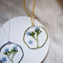 Forget Me Not Garden Silver Or Gold Statement Necklace, thumbnail 8 of 11