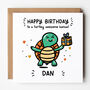 Turtley Awesome Human Birthday Card, thumbnail 1 of 4