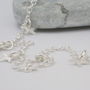 Sterling Silver Short Moon And Star Charm Necklace, thumbnail 3 of 4