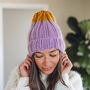 Knit Your Own Colour Pop Knitted Hat Kit, thumbnail 2 of 11
