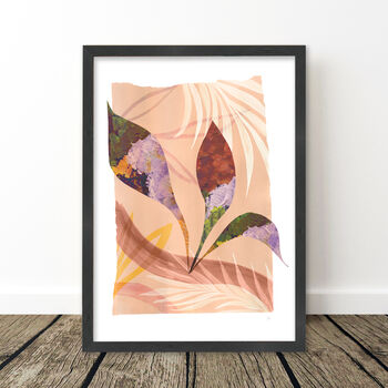 Warm Tone Botanical Print Set – Rich Autumn Leaf Trio Wall Art, 12 of 12