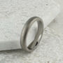 Gentleman's Titanium Wedding Ring With Personalisation, thumbnail 3 of 7