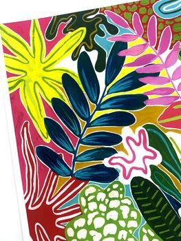 Colourful Tropical Art Print, 5 of 6