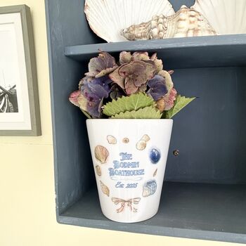 Sea Shells Personalised Plant Pot, 4 of 7