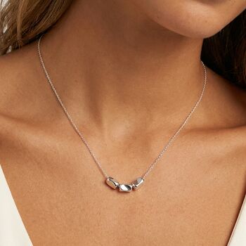 Sterling Silver Sculptural Pendant Necklace, 3 of 6