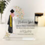 Personalised Heart Muslim Graduation Acrylic Plaque, thumbnail 1 of 6