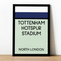 Tottenham Hotspur Stadium Monopoly Football Print, thumbnail 1 of 2