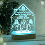 Personalised Gingerbread House Wooden Based LED Christmas Light, thumbnail 9 of 10