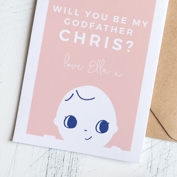 Personalised Will You Be My Godparent? Card, 5 of 6