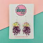 New Jellyfish Glitter Earrings *More Colours Available*, thumbnail 7 of 8