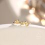 Sterling Silver Sycamore Maple Leaf Motif Ring, thumbnail 7 of 12