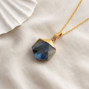 Labradorite Gemstone Necklace, 2 of 5