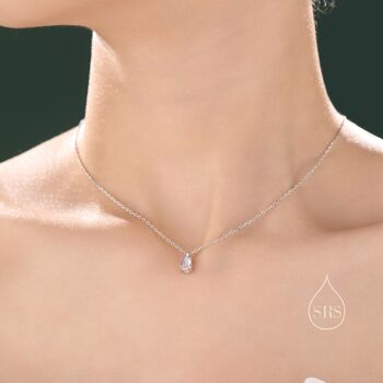 Genuine Rainbow Moonstone Oval Necklace, 2 of 11