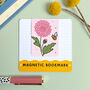 November Magnetic Birth Flower Bookmark Chrysanthemum, thumbnail 1 of 7