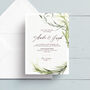 Simply Foliage Wedding Invitation, thumbnail 2 of 7