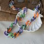 Glasses Chain Purple, Marble, Green And Orange Acrylic, thumbnail 6 of 11