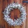 Christmas Wreath With Frosted Eucalyptus And Berries, thumbnail 8 of 8