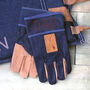 Personalised Denim Gardening Gloves, Fathers Day, thumbnail 1 of 2