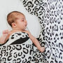 Leopard Print Baby Gift Xl Muslin, thumbnail 4 of 4