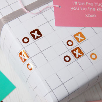 Noughts And Crosses Wrapping Paper Set, 4 of 10